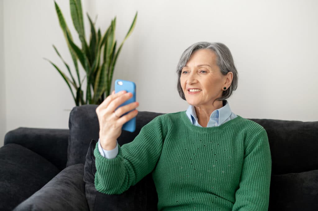 Virtual companion care keeps people connected through caring conversations.